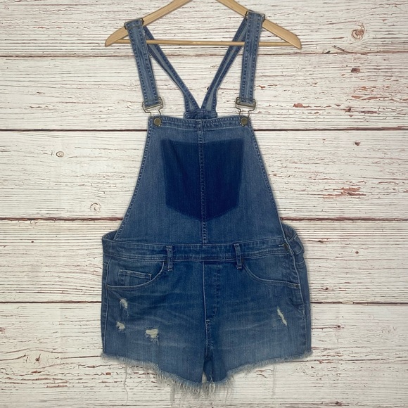 Blank NYC Denim Shortalls in Bunch of Fives Sz 31 - Picture 8 of 16